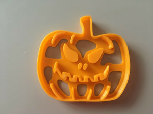 Pumpkin Halloween Jack-o-Lantern 3DPrinted Cookie Cutter Stamp Baking Shape Tool