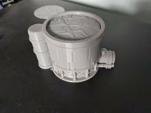 Load image into Gallery viewer, Warhammer War Game Chemical Storage Tanks Vats D+D Scenery Hides 3d Printed 15mm

