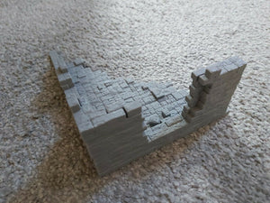 The End of Days Ruins Terrain Building 28mm 3d Printed Wargaming Dungeons