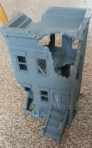 28mm Destroyed Apartment Block Modern Warfare Wargame Warhammer Style 3D Printed