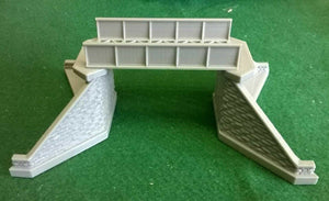 Small Girder Bridge N Gauge Model Railway Supports Brick/ Stonework Detail