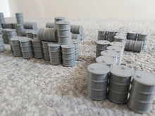 Load image into Gallery viewer, Wargaming Barricade of Barrels Terrain Scenery 28mm 3d Printed Props Warhammer
