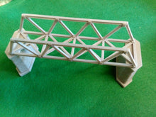 Load image into Gallery viewer, N Gauge Bridge Support Pier Model Railway Girder Support Brick Stone Detail
