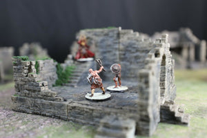 The Ruined Cavern Terrain Building 28mm 3d Printed Wargaming Dungeons
