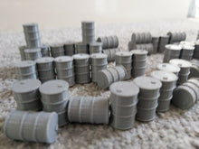 Load image into Gallery viewer, Wargaming Barricade of Barrels Terrain Scenery 28mm 3d Printed Props Warhammer
