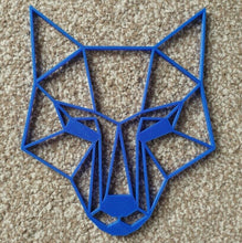 Load image into Gallery viewer, Geometric Fox Head Wall Art Hanging Decoration Origami Style Pick Your Colour
