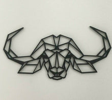 Load image into Gallery viewer, Geometric Cape Buffalo Head Wall Art Hanging Decoration Origami Pick Your Colour
