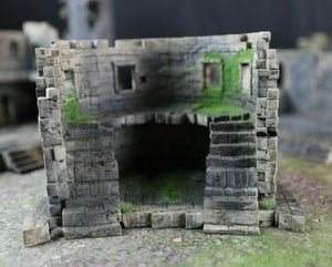 The Lookout Guard Tower Ruin Terrain Building 28mm 3d Printed Wargaming Dungeons