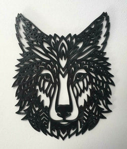 Wolf Head Wall Art 3D Hanging Modern Wall Decor Pick Your Colour