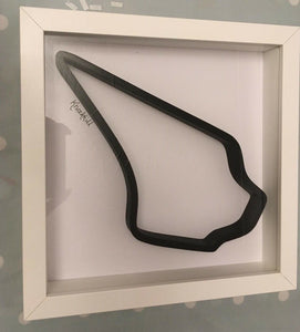 Knockhill Track Art Freestanding Wall Mounted Race Track 3D Circuit Model