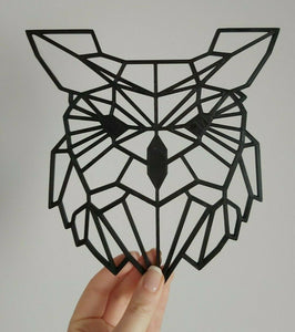 Geometric Owl Wall Art Decor Hanging Decoration Origami Style