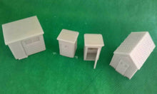 Load image into Gallery viewer, Shed Models Outdoor Storage Outside Loo 00/H0 Model Railway Scenery
