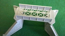 Load image into Gallery viewer, Small Girder Bridge N Gauge Model Railway Supports Brick/ Stonework Detail
