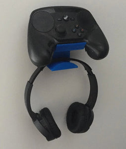 3D Printed Gaming Headphone and Console Xbox PS4 Controller Holder Wall Mounted