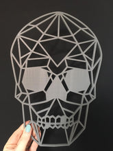 Load image into Gallery viewer, Geometric Skull Large Wall Art Hanging Gothic Decoration Pick Your Colour
