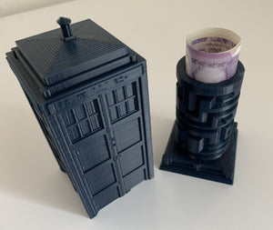 Doctor Who Tardis Mazebox Puzzle Secret Container Storage Coin Money Holder Box