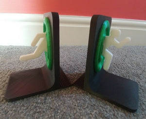 Portal Bookends Video Games Console Rack Movies Stand