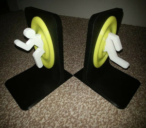Portal Bookends Video Games Console Rack Movies Stand