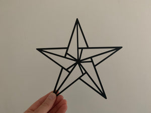 Geometric Star Wall Art Decor Hanging Decoration Polygonal Style